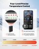 VEVOR Heated Socks, Small Size, 5000mAh Battery Rechargeable Heating Socks with 4 Heating Levels, Electric Heated Sock with APP Control for Men Women