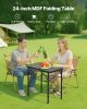 2ft Folding Portable Camping Table Aluminum Outdoor Table Adjustable Height