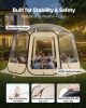 VEVOR Pop up Bubble Tent, 12 x 11.1 ft Waterproof & UV-Resistant, Clear Camping Tent Shelter, Outdoor Garden Dome Igloo Tents with Windows